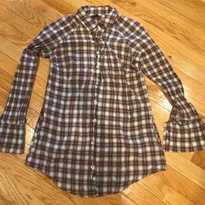 Free People button down